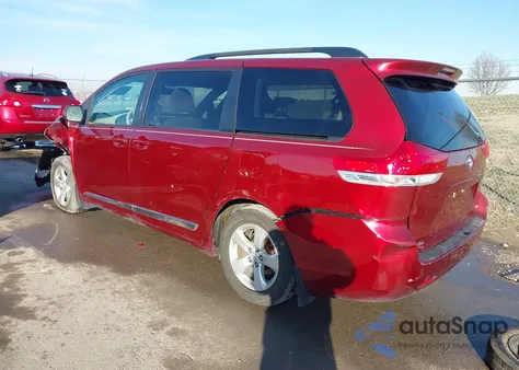 2012 Toyota Sienna Le V6 8 Passenger из США, поврежденный, VIN 5TDKK3DC8CS254999